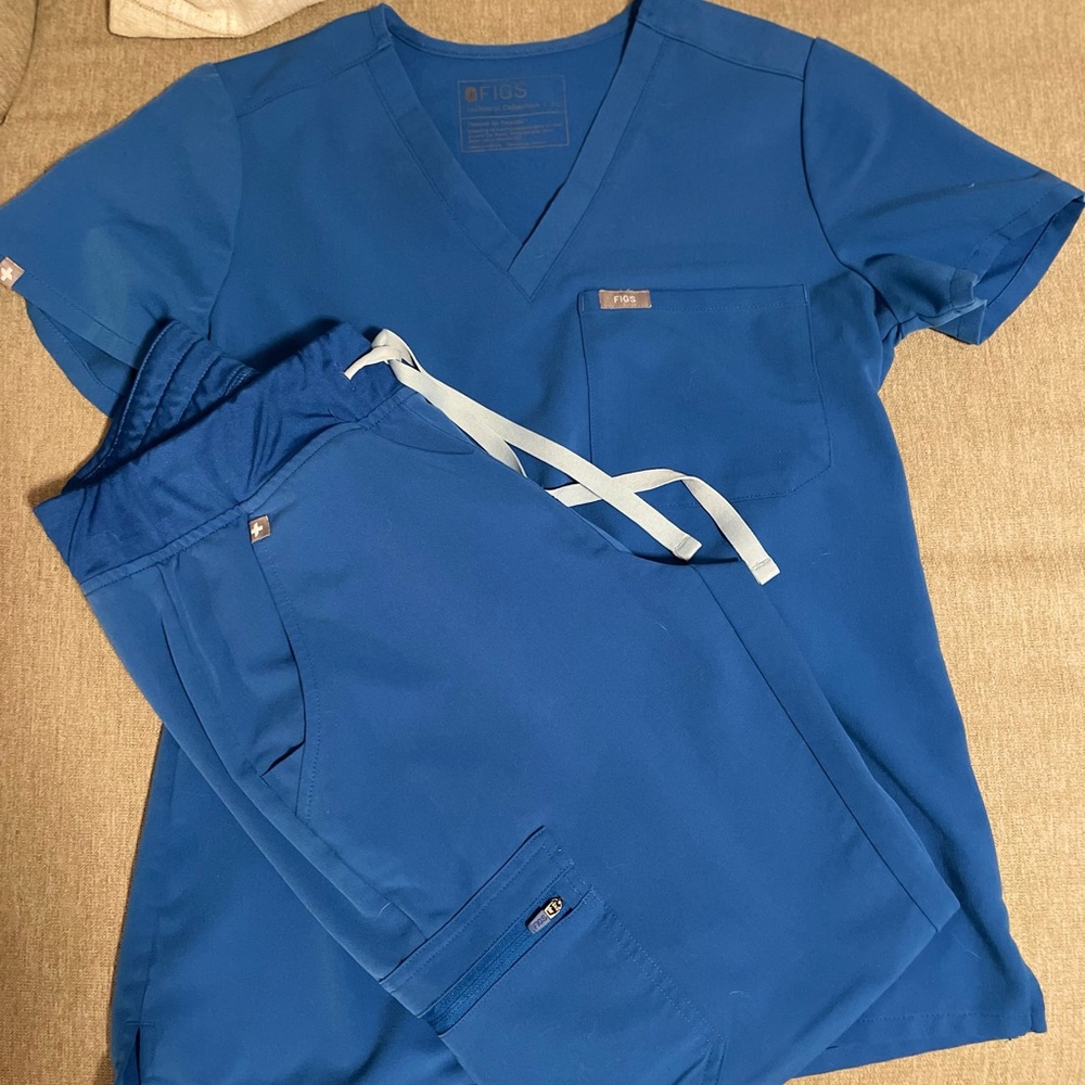 Figs Scrubs - Royal Blue